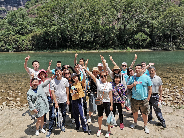All employees in 2019-Wuyi Mountain Tour